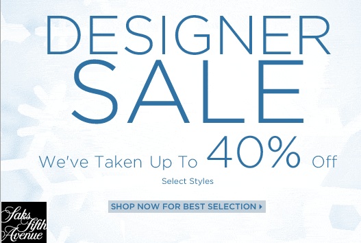 Designer Sale Saks Designer Sale Saks