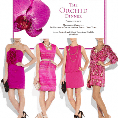 New York Botanical Orchid Dinner