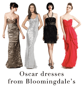 Oscar Dresses from Bloomingdales