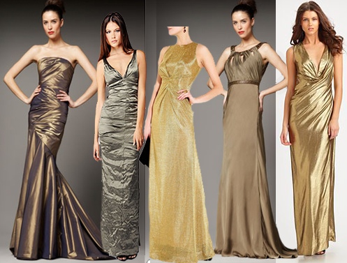 metallic long dresses metallic long dresses