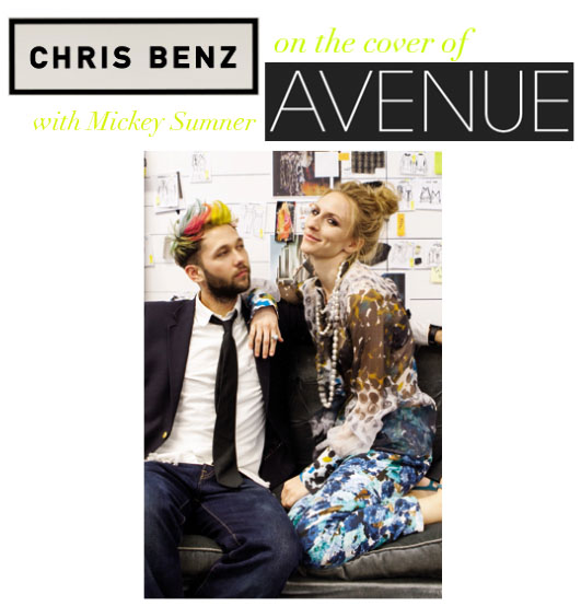 Chris Benz and Mickey in Avenue