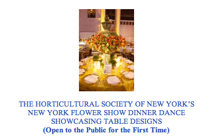 The Horticultural Society of New York Dinner Dance
