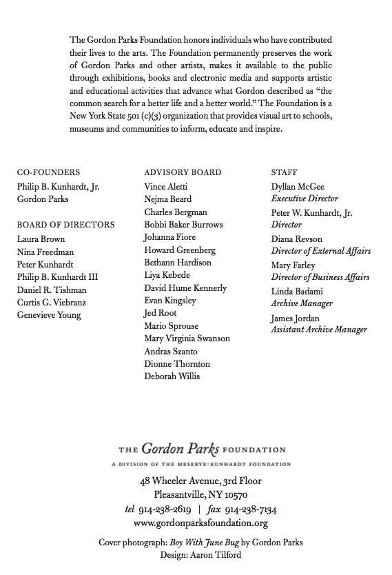 Gordon Parks Foundation 4