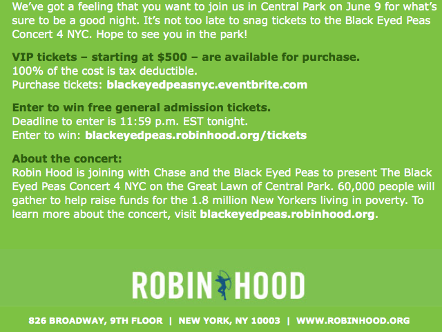 Robin Hood Black Eye Peas 2