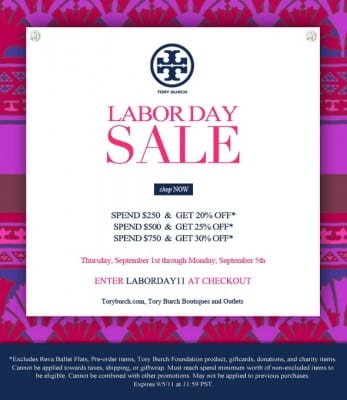 Labor Day Sales