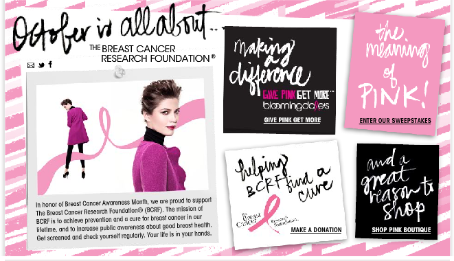 bloomingdales breast cancer research