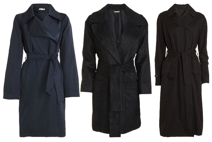 barneys black coats