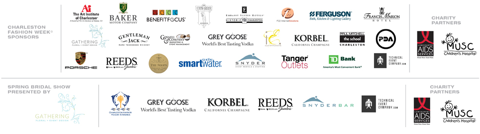 Charleston Fashion Week Sponsors Charleston Fashion Week Sponsors