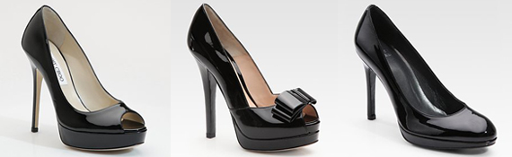Black Patent Platform Shoes Black Patent Platform Shoes