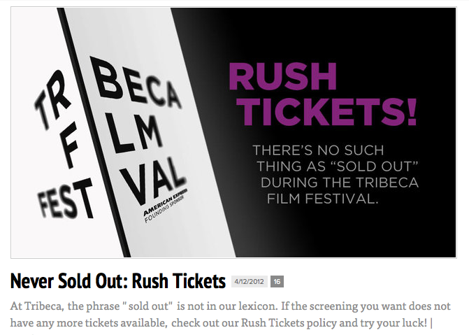 Tribeca Film Festival Tribeca Film Festival