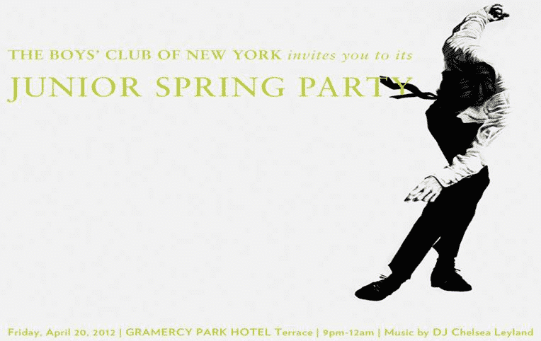 BNCY Junior Spring Party