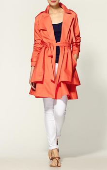 Piperlime Orange Trench Coat Piperlime Orange Trench Coat