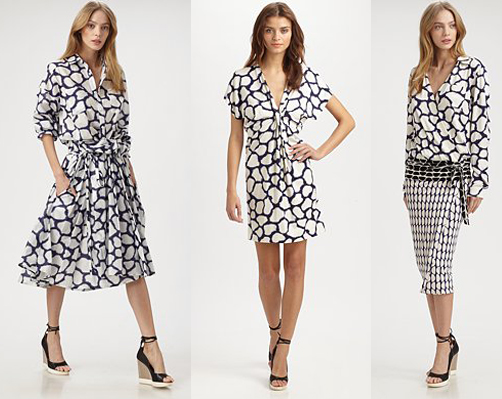 DVf Girrafe inspered dresses DVf Girrafe inspered dresses