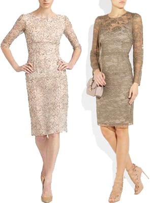 Creamy Lace Dresses
