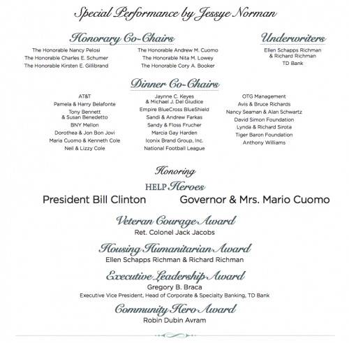 HELP USA Tribute Awards Dinner HELP USA Tribute Awards Dinner