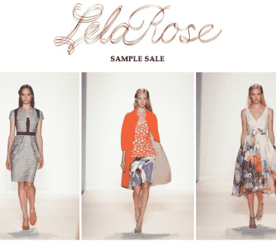 Lela Rose Sample Sale