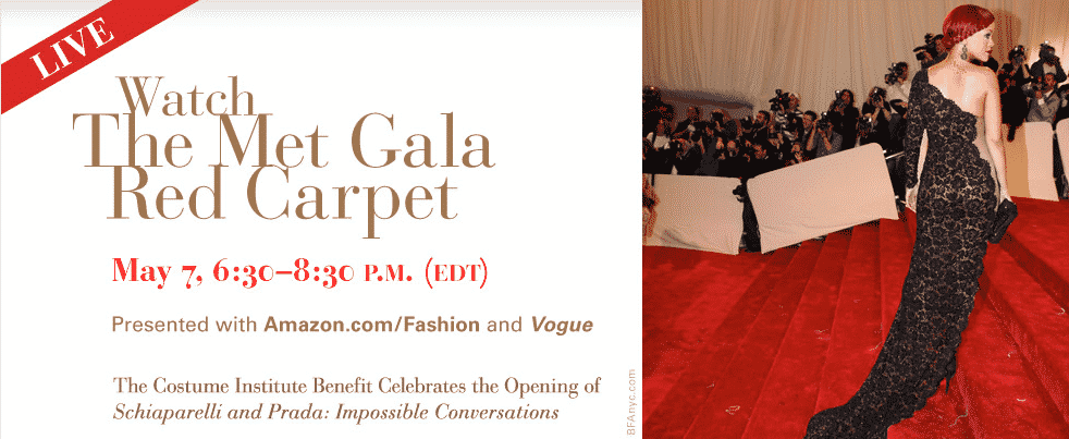 Met Museum of Art Costume Institute Gala