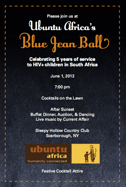 Ubuntu Africa’s Blue Jean Ball