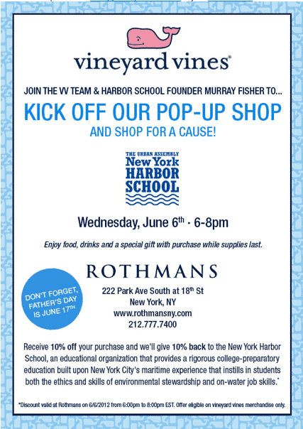 Vineyard Vines for Harbor School