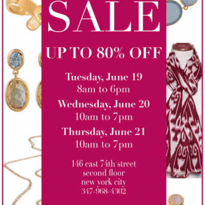 Julie Collection Sample Sale