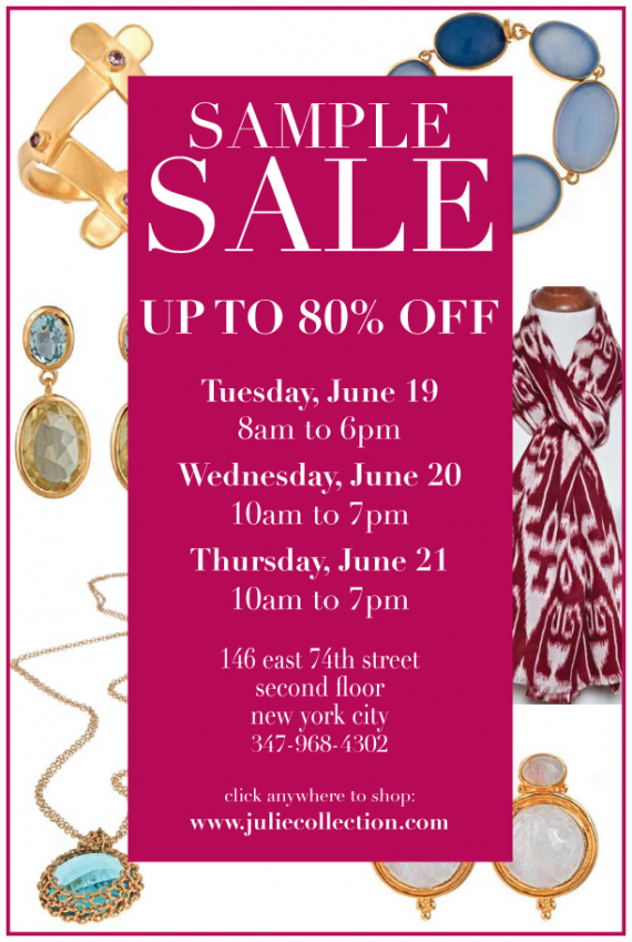 Julie Collection Sample Sale