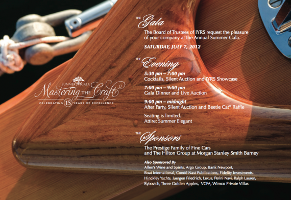 IYRS Annual Summer Gala IYRS Annual Summer Gala