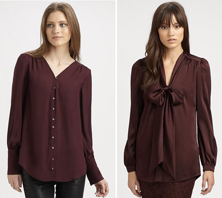 Burgundy Tops Burgundy Tops