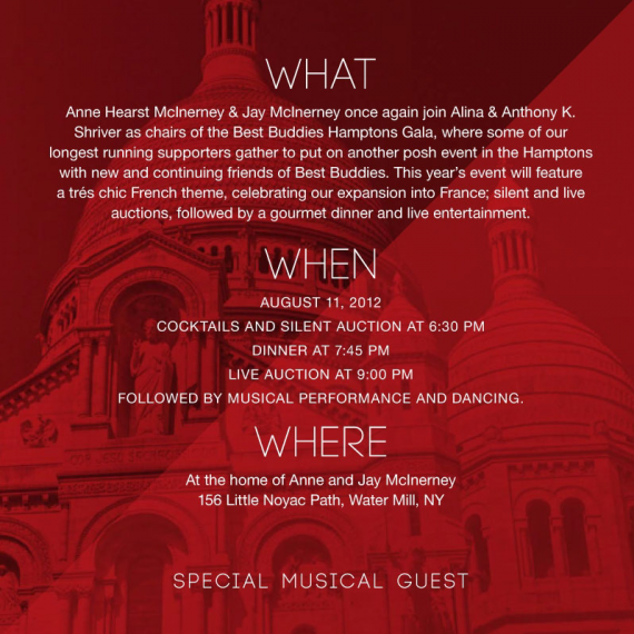 2012 Annual Best Buddies Triomphe Gala