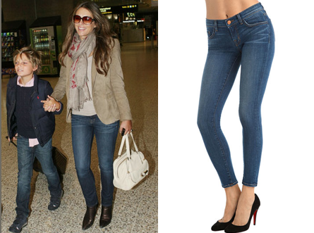 Elizabeth Hurley in j Brand Elizabeth Hurley in j Brand