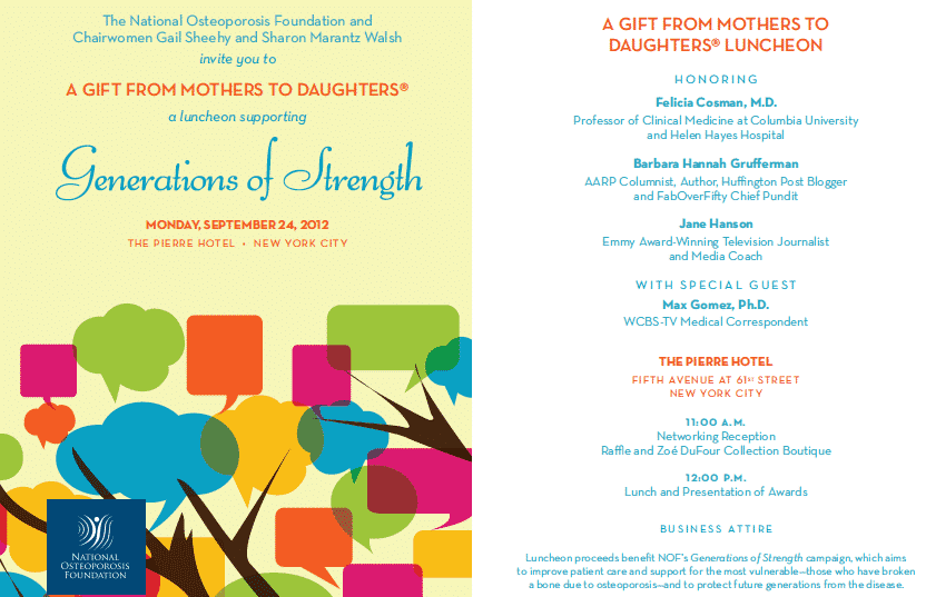 National Osteoporosis Foundation Luncheon