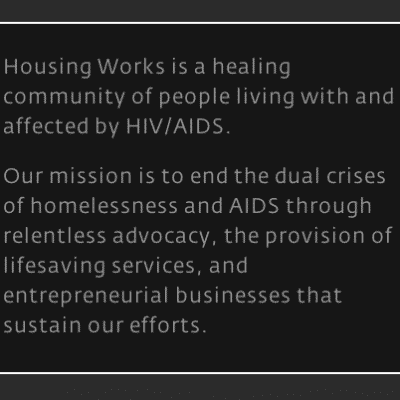 Fashion for Action Housing Works Mission