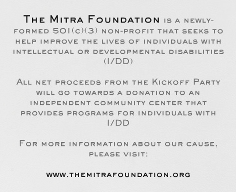 The Mitra Foundation Kickoff Party