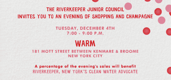 Shop WARM with Riverkeeper