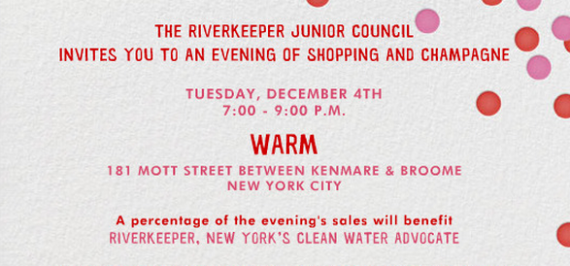 Riverkeeper Junior Council Shopping and Champagne at WARM Riverkeeper Junior Council Shopping and Champagne at WARM
