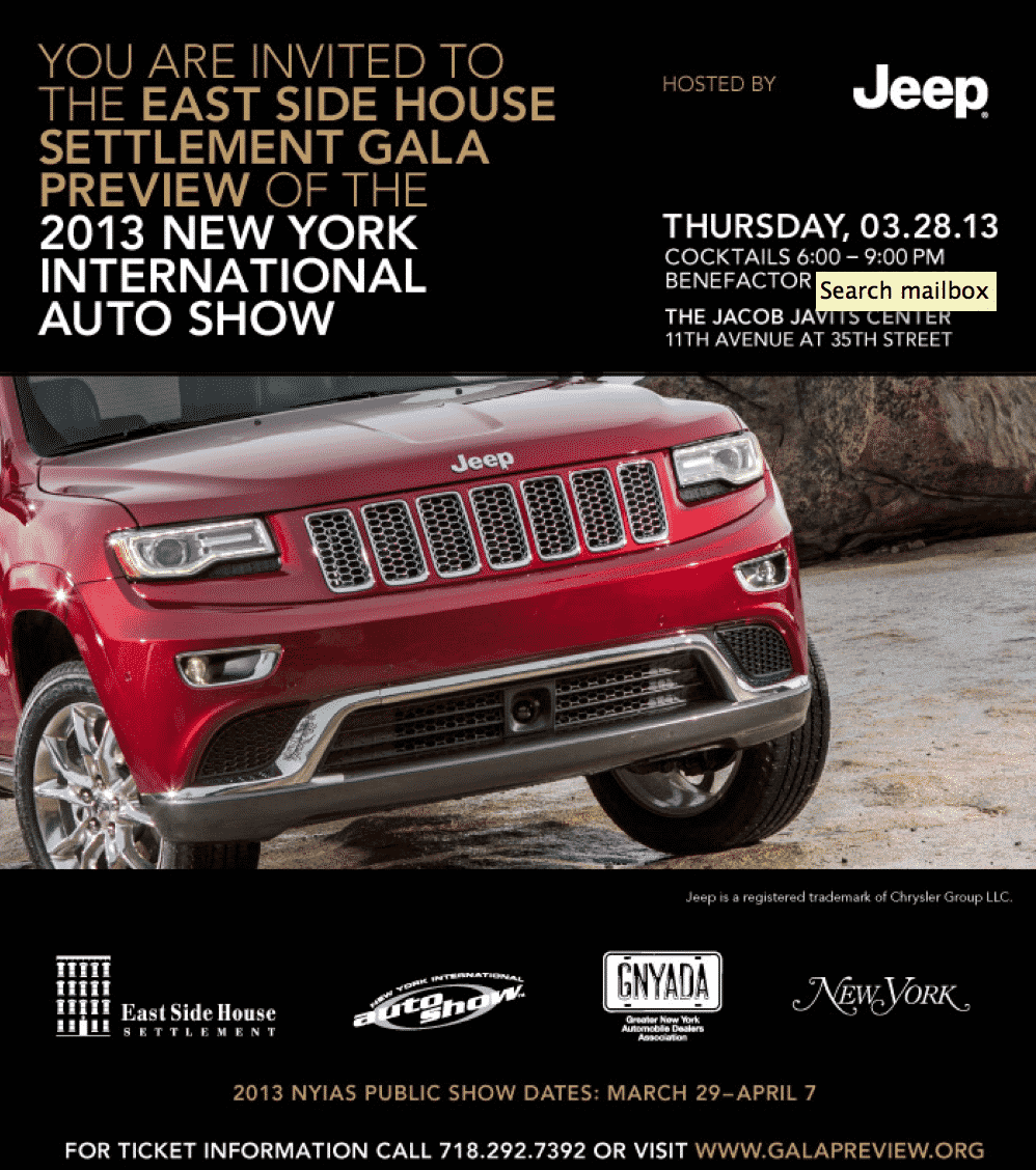 East Side Settlement Auto Show