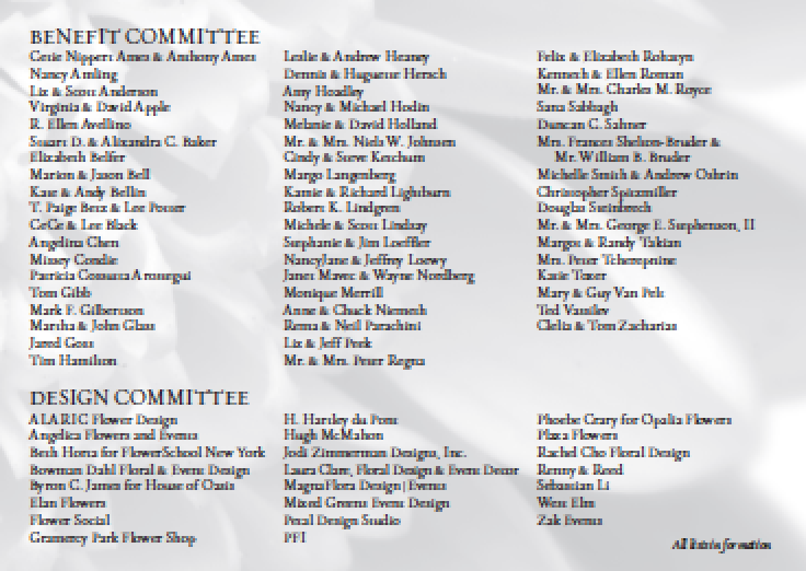 the hort flower show and dinner dance 