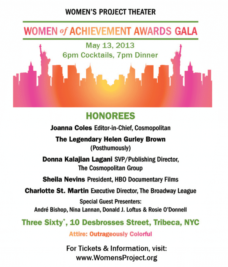 Women’s Theater Project Gala