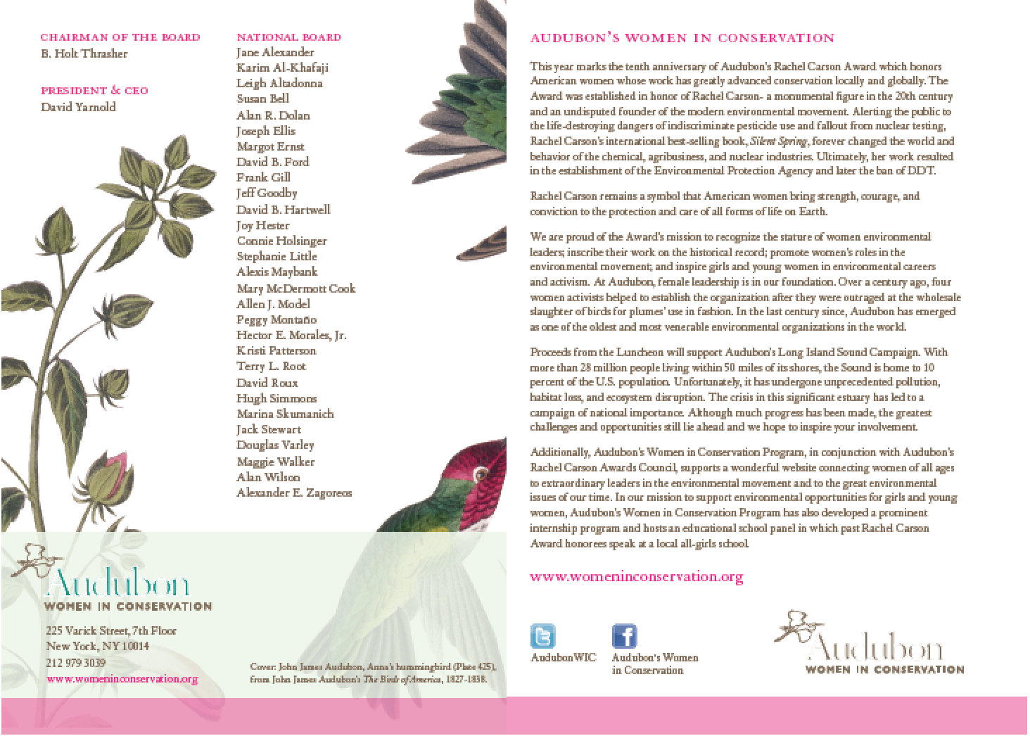 audubon women in conservation luncheon audubon women in conservation luncheon