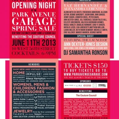 Park Ave Garage Sale