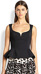 Nanette Lepore Lagoon Peplum Top Nanette Lepore Lagoon Peplum Top
