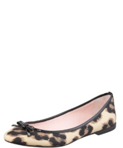 Leopard-Print Ballerina Flat