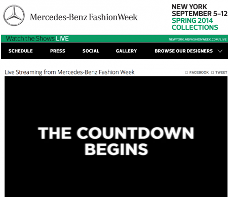 Mercedes- Benz Fashion Week Mercedes- Benz Fashion Week