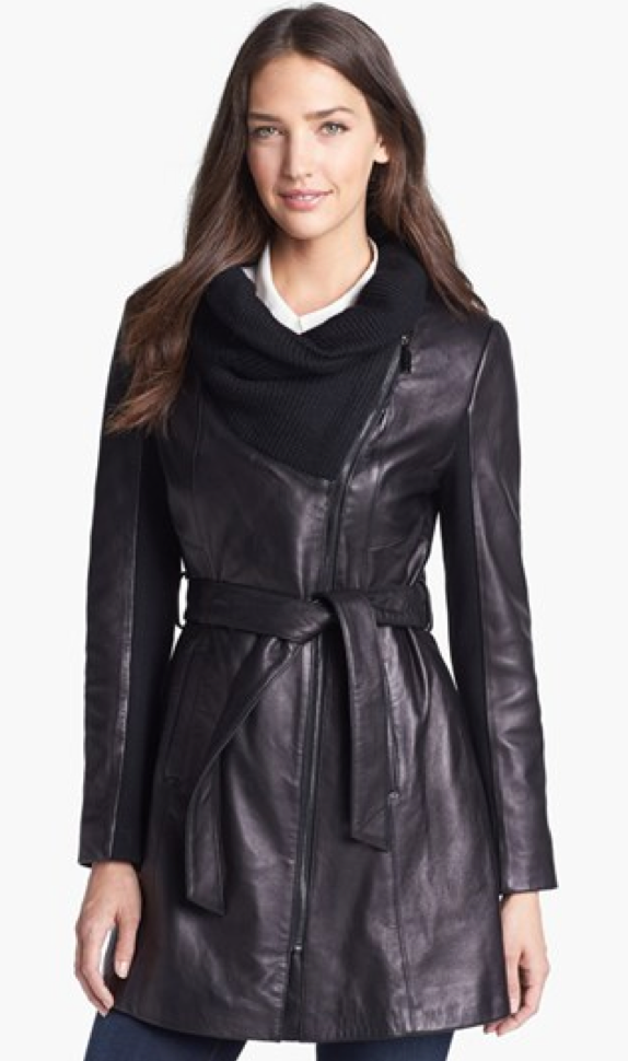 tahari leather coat tahari leather coat