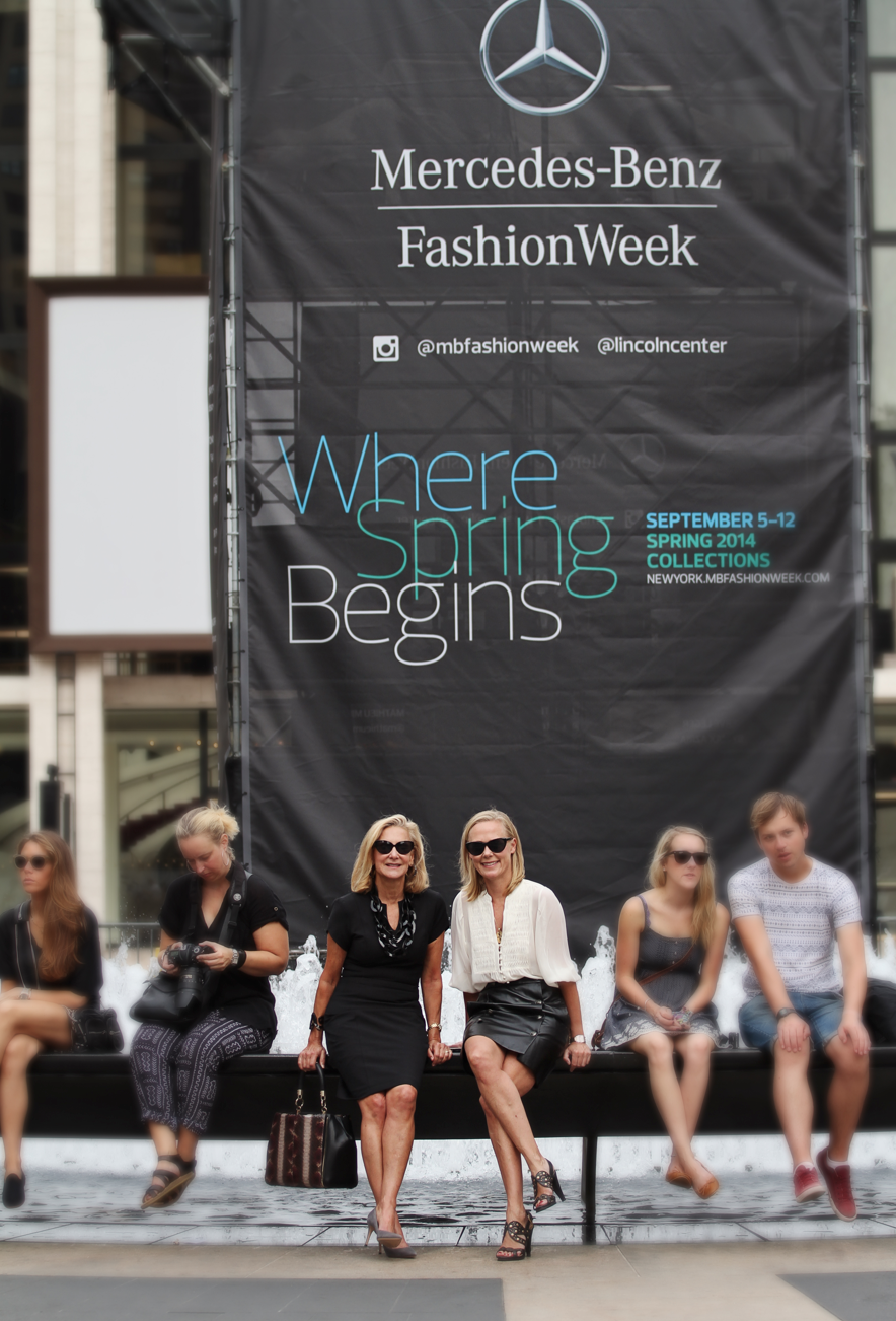 karen klopp hilary dick new york fashion week. 