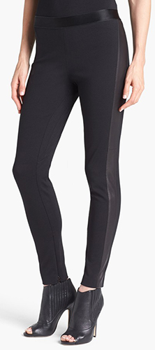 Elie Tahari 'Matilda' Leather Trim Pants Elie Tahari 'Matilda' Leather Trim Pants