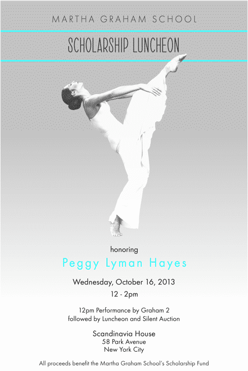 Martha Graham Scholarship Luncheon