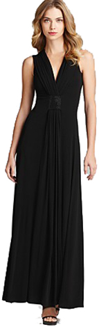 Armani Collezioni Gown - Matte Jersey with V Neckline