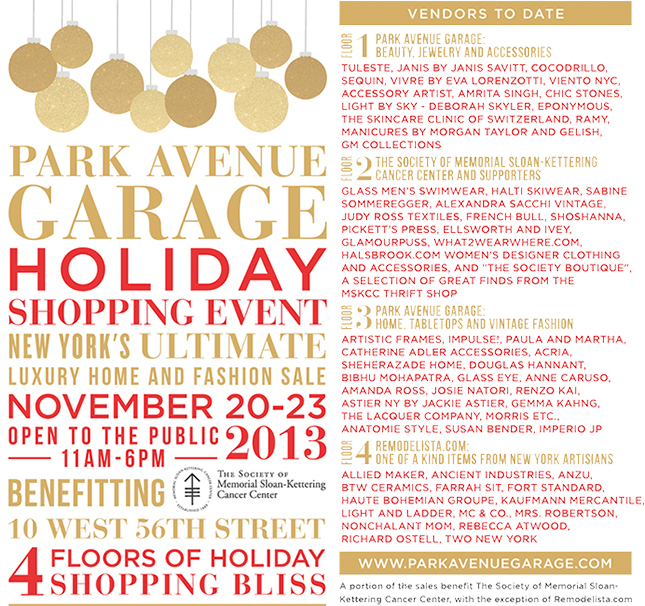 Park Ave Garage Holiday