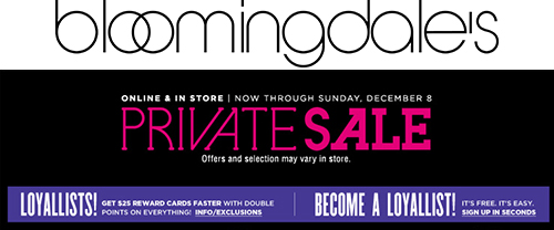 Bloomingdale's Sale