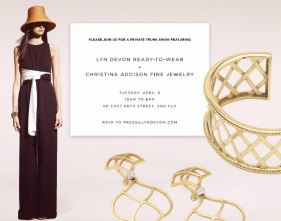 Christina Addison & Lyb Devon Trunk Show